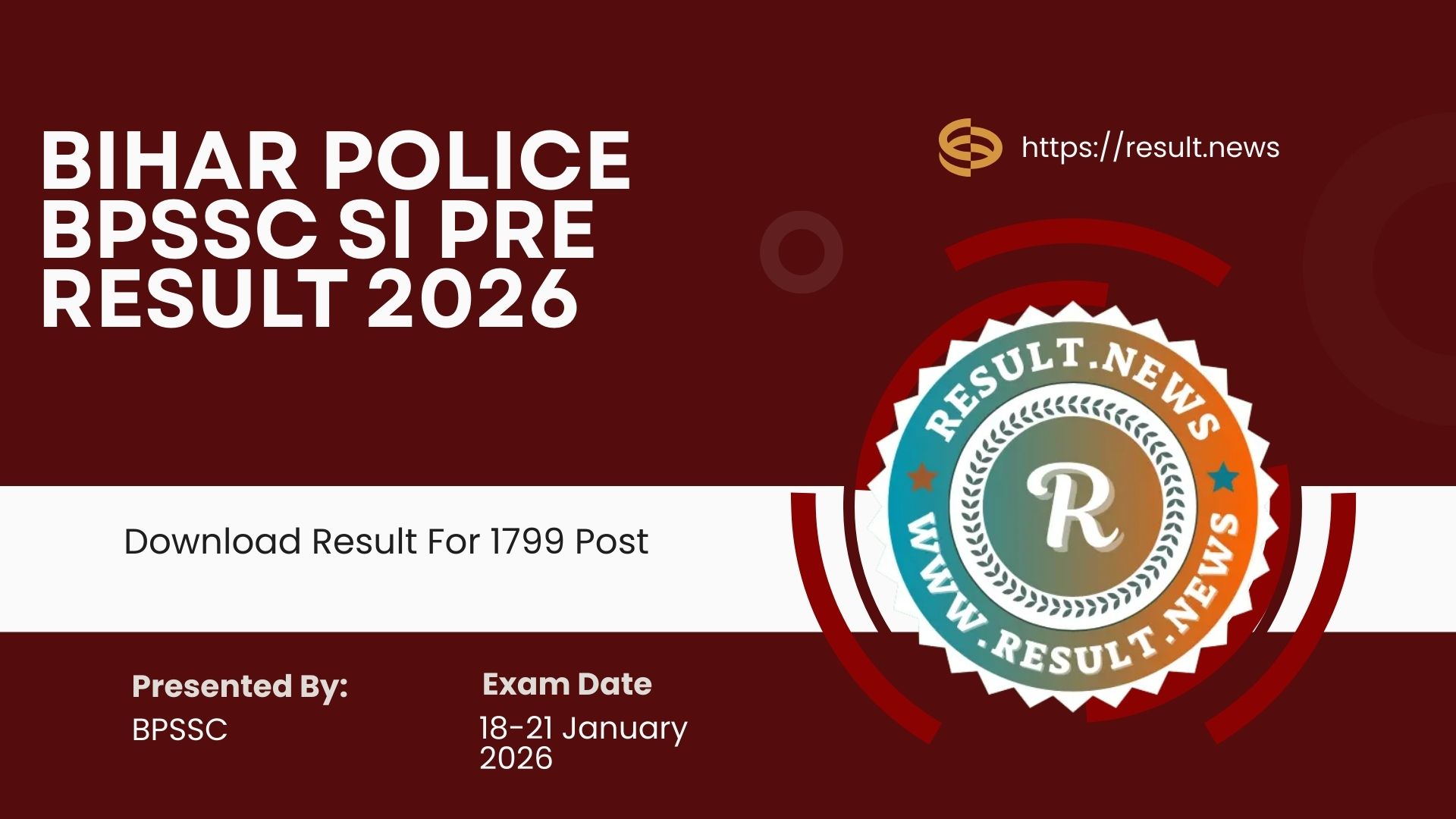 Bihar Police BPSSC Sub Inspector (SI) Prohibition 2026