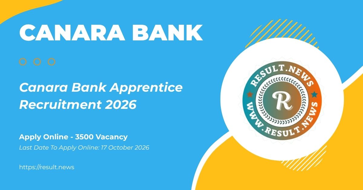 Canara Bank Apprentice  2026