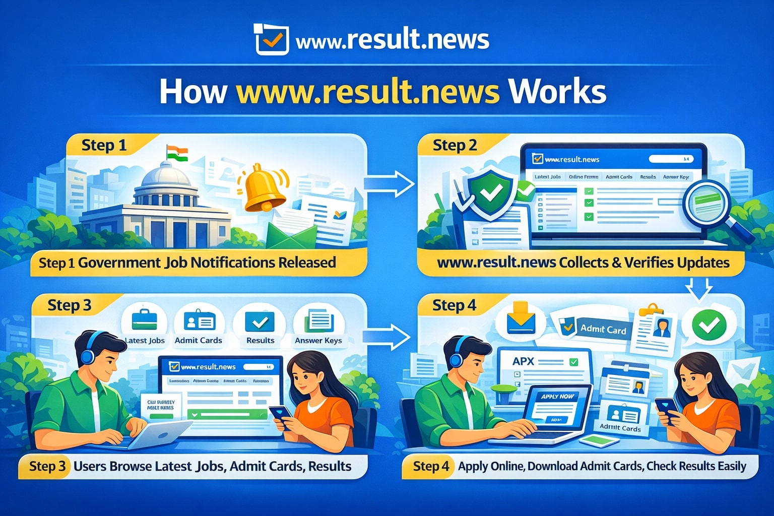 How Does www.result.news Works