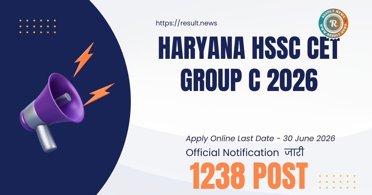 Haryana HSSC CET Group D 2026 