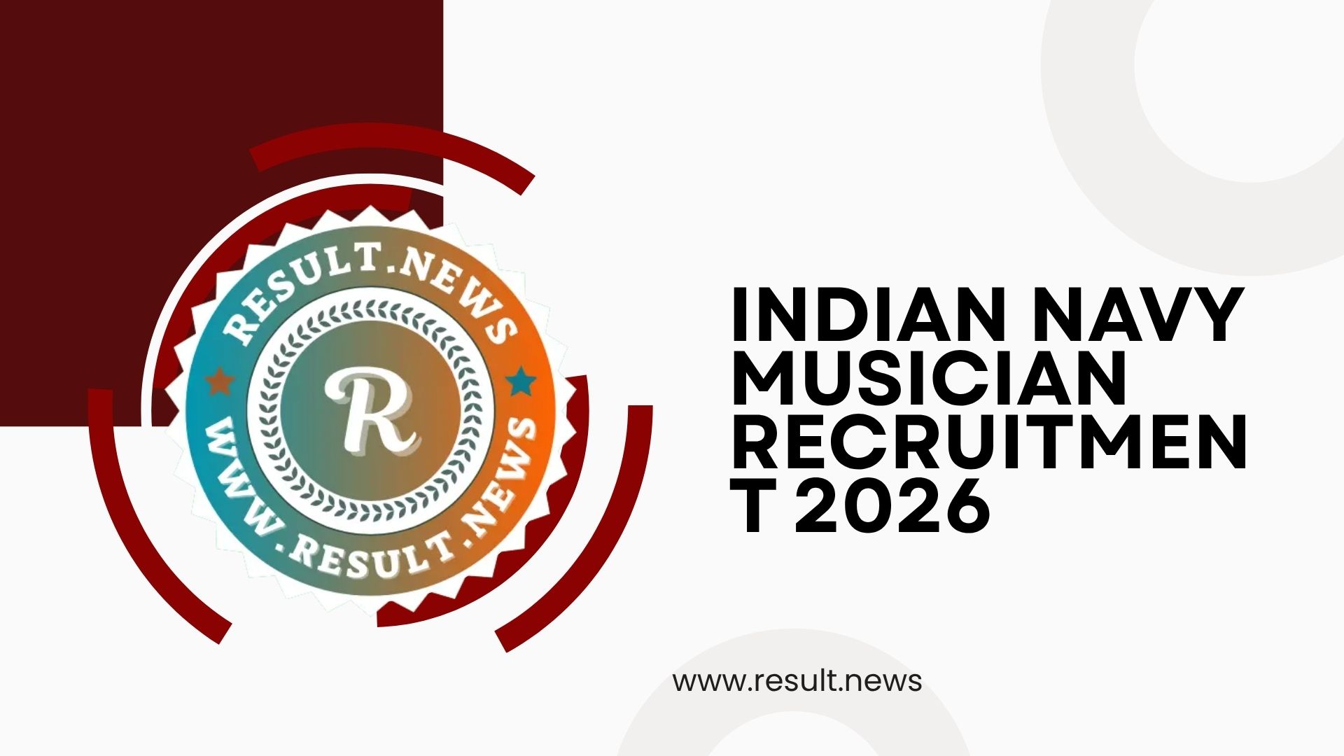Indian Navy Musician Recruitment 2026
