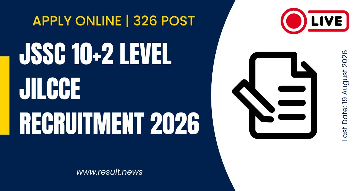 JSSC 10+2 Level JILCCE 2026