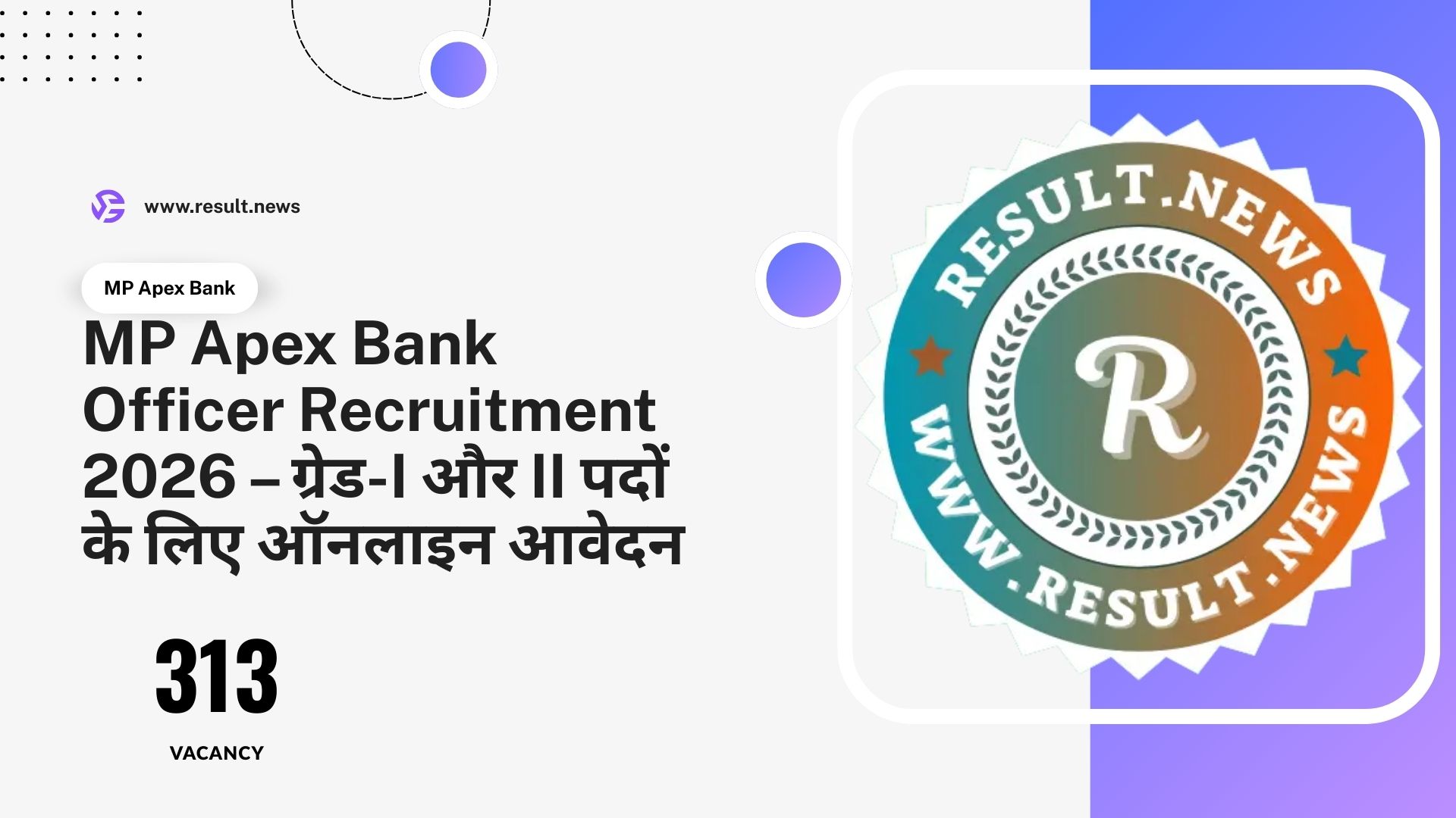 MP Apex Bank Officer Grade-I & II Recruitment 2026
