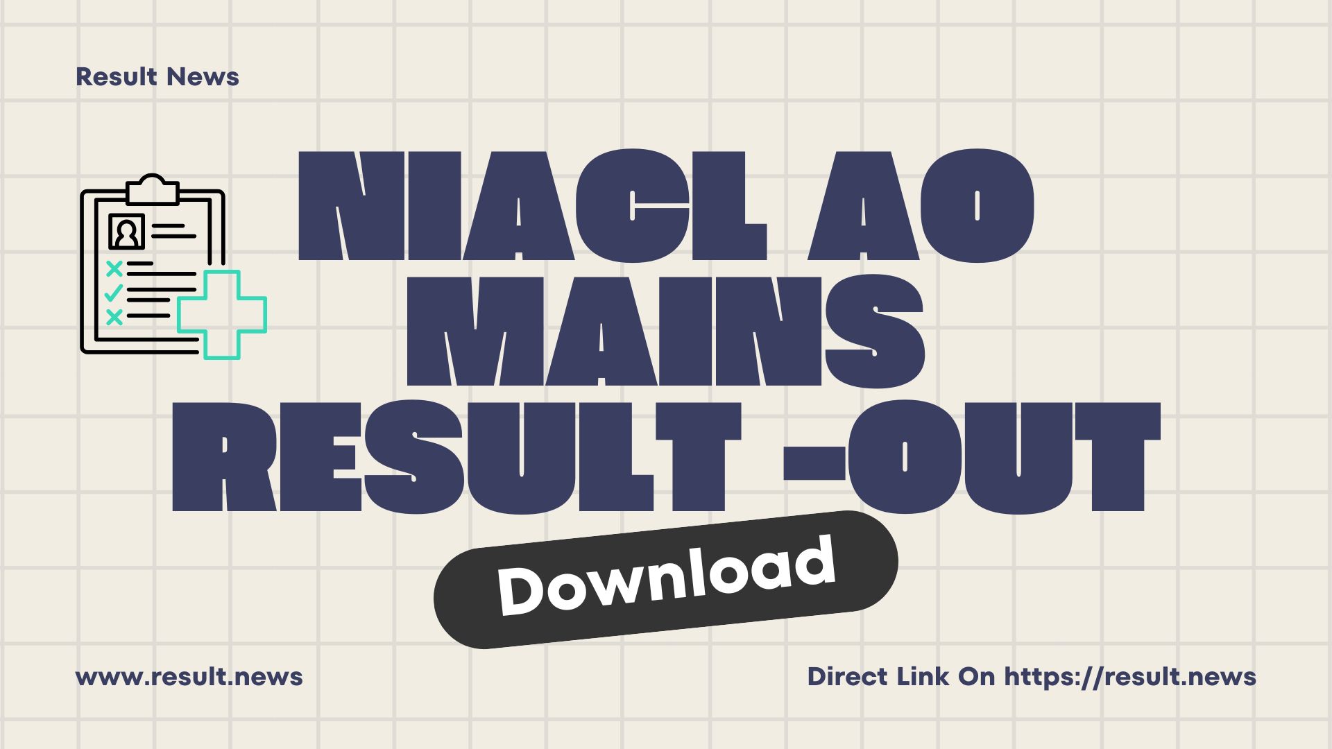 NIACL AO Mains Result 2025 