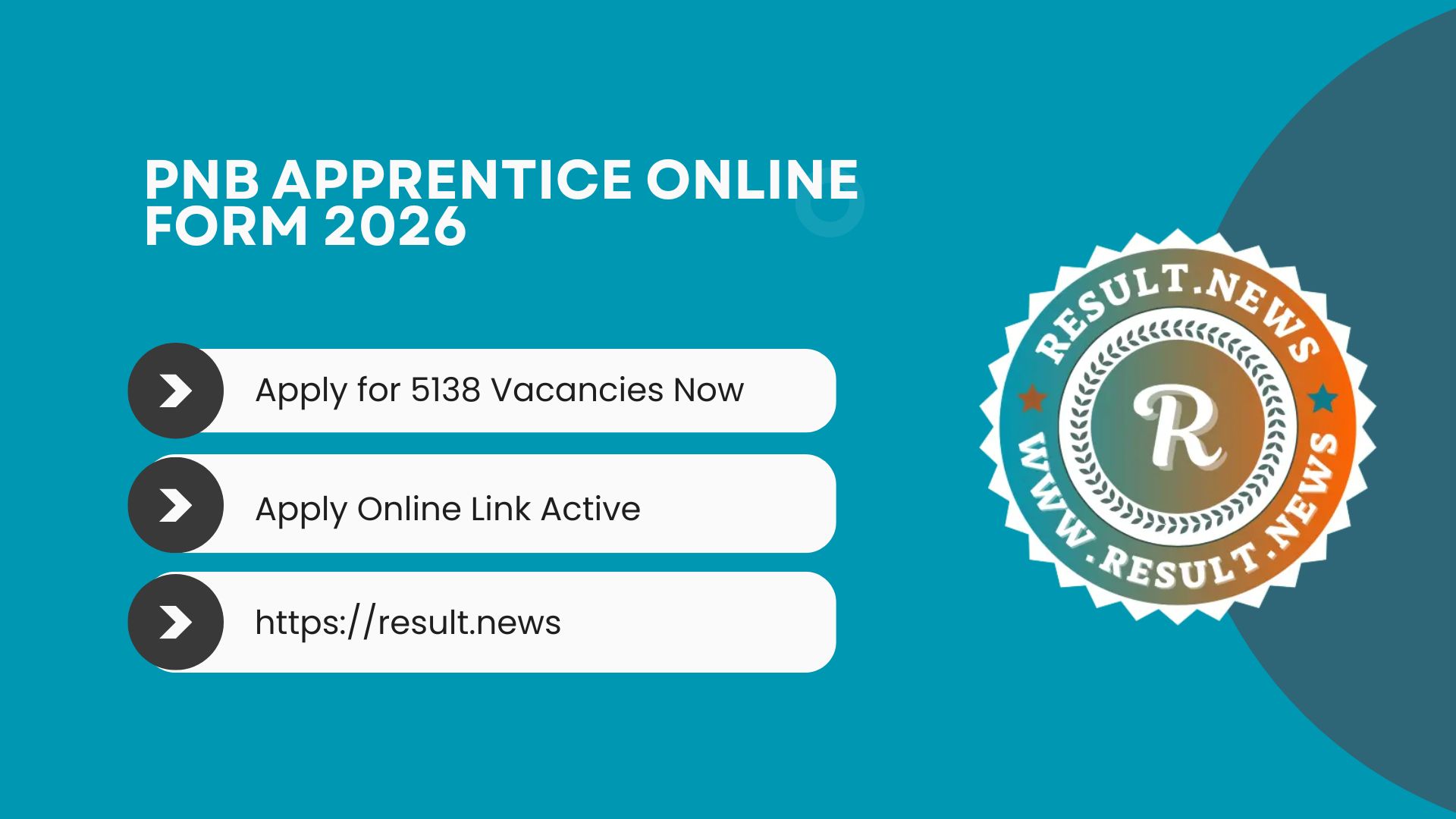 PNB Apprentice Online Form 2026