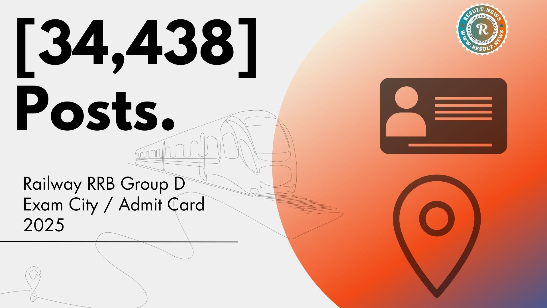 Railway RRB Group D Exam City / Admit Card 2025
