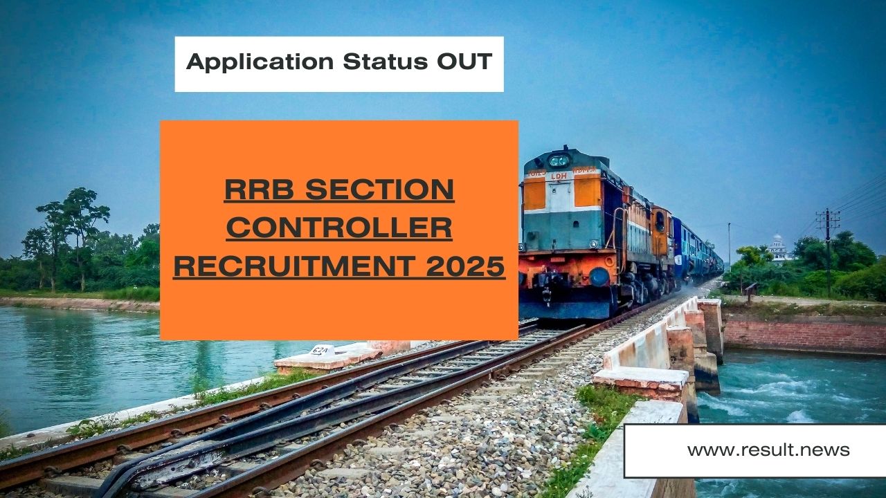 
RRB Section Controller Recruitment 2025