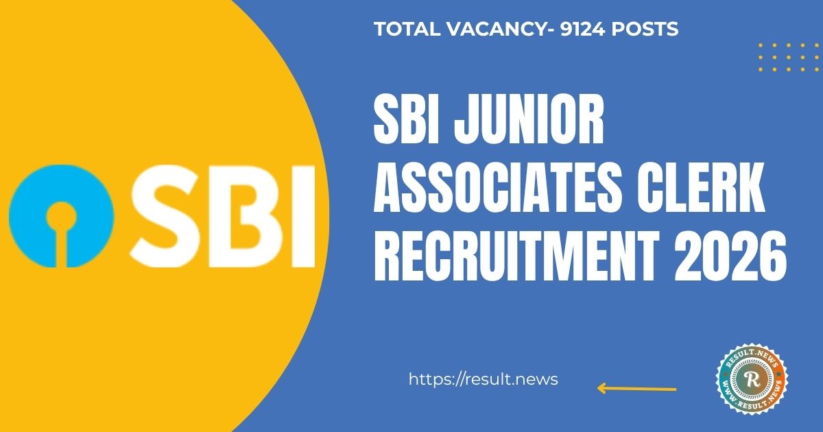 SBI Junior Associates Clerk 2026