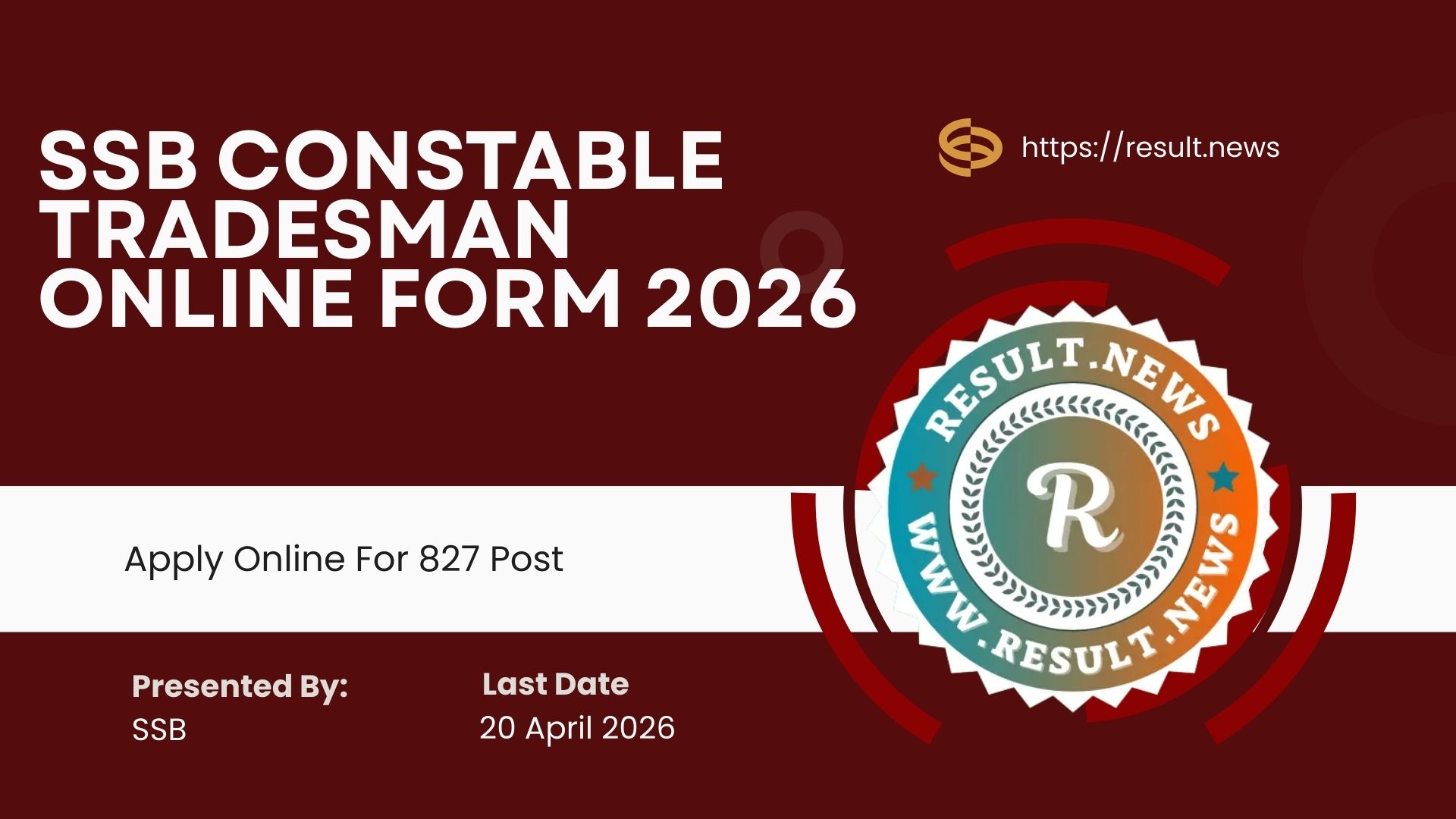 SSB HC (Ministerial) PET/PST Admit Card 2026