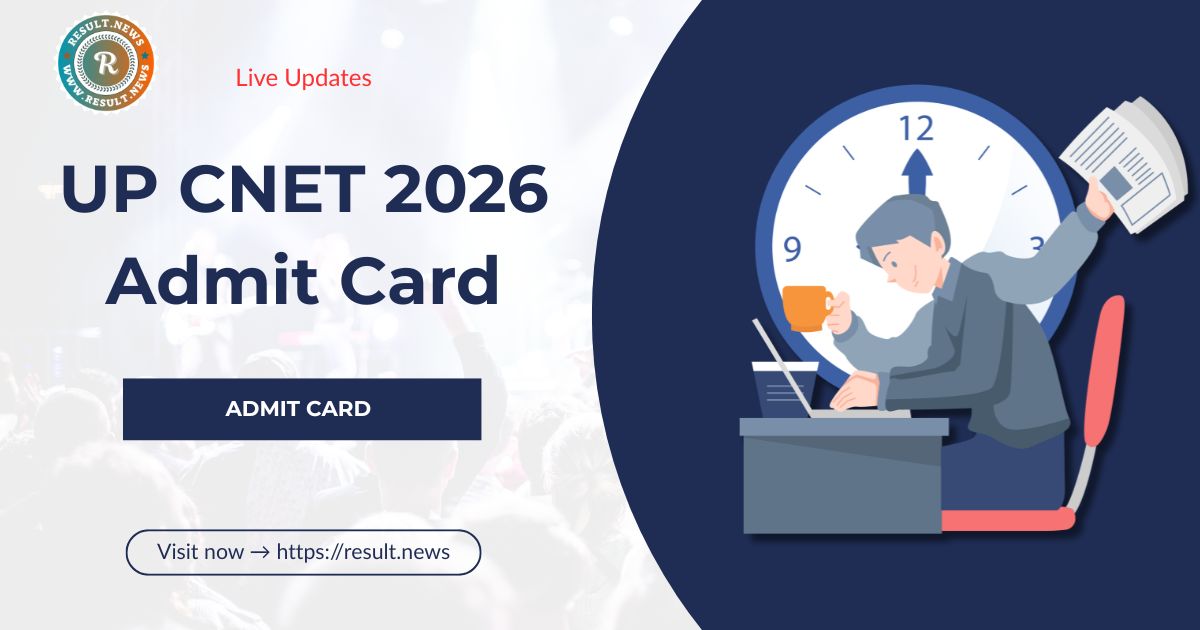UP CNET 2026 Admit Card 