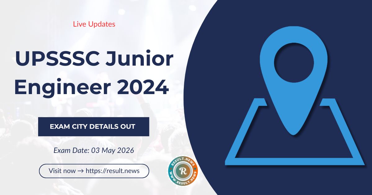 UPSSSC Junior Assistant Exam City 2026