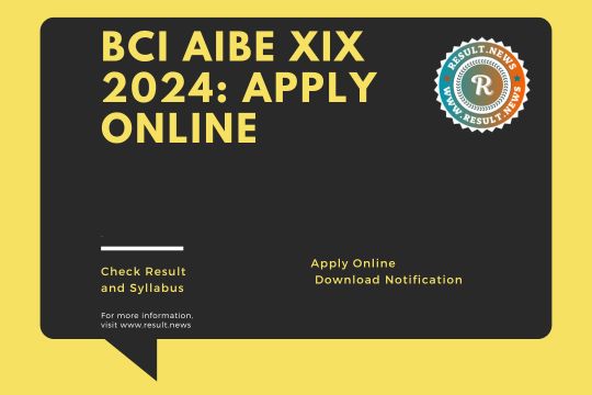 BCI AIBE XIX 2024